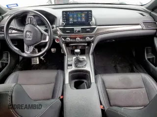 2019 Honda Accord Sport with VIN 1HGCV2E30KA033074, listed as a Copart auction lot 59763995 with 130,434 mi miles and Salvage title. Bid and sale history available at DreamBid. Image 8.