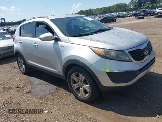 2011 Kia Sportage LX with VIN KNDPBCA21B7026580, listed as a IAAI auction lot 42578706 with 229,315 mi miles and . Bid and sale history available at DreamBid. Image 1.