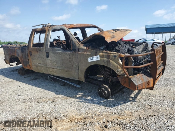 2011 Ford F-250 XL with VIN 1FT7W2BT0BEB52477, listed as a Copart auction lot 56461115 with Not provided miles and Non repairable. Bid and sale history available at DreamBid. Image 4.