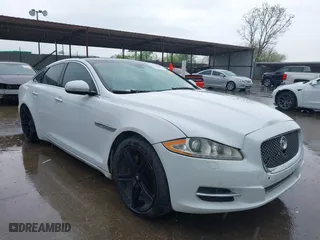 2012 Jaguar XJ with VIN SAJWA1CB7CLV35339, listed as a IAAI auction lot 41945850 with 123,501 mi miles. Bid and sale history available at carsss.com. Image 1.