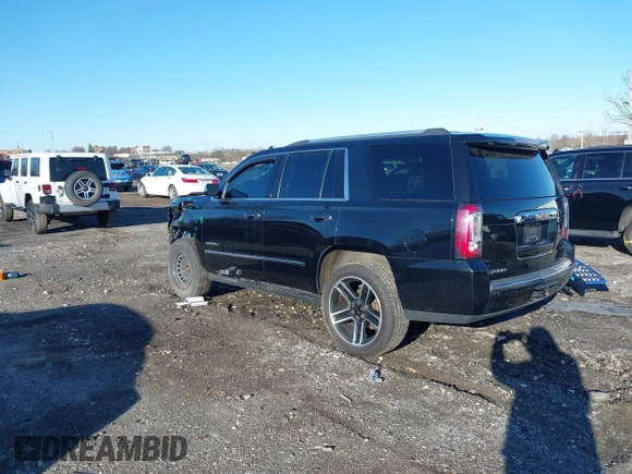 2019 GMC Yukon Denali with VIN 1GKS2CKJ8KR104796, listed as a IAAI auction lot 41843188 with 91,340 mi miles. Bid and sale history available at carsss.com. Image 3.