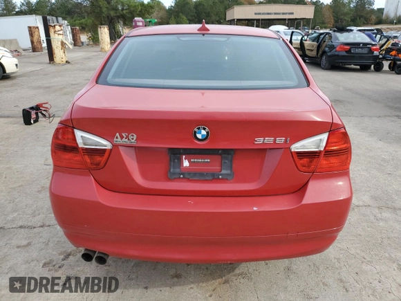2007 BMW 3 Series 328i with VIN WBAVA33517KX73891, listed as a Copart auction lot 49141355 with Not Provided miles and Clean Title. Bid and sale history available at carsss.com. Image 6.