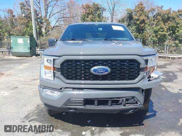 2021 Ford F-150 XL with VIN 1FTEW1EP0MFA56166, listed as a IAAI auction lot 41858793 with 48,498 mi miles and . Bid and sale history available at DreamBid. Image 12.