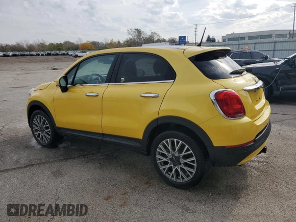 2017 FIAT 500X Lounge z VIN ZFBCFYDB9HP615416, wystawiony jako Copart lot #74811234 z przebiegiem 63 523 mil mil oraz Czysty tytuł • Clean title. Historia ofert i sprzedaży dostępna na DreamBid. Obrazek 2.