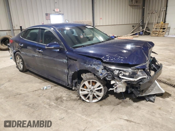 2018 Kia Optima LX z VIN 5XXGT4L38JG225981, wystawiony jako Copart lot #53051935 z przebiegiem 85 610 mil mil oraz Szkoda całkowita • Salvage title. Historia ofert i sprzedaży dostępna na DreamBid. Obrazek 4.