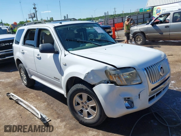 2008 Mercury Mariner с VIN 4M2CU81Z18KJ47144, выставлен на аукционе IAAI как лот 42307002 с пробегом 91 160 миль миль и . История ставок и продаж доступна на DreamBid. Изображение 1.