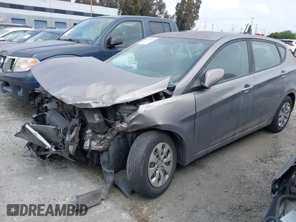 2017 Hyundai Accent SE with VIN KMHCT5AEXHU359805, listed as a IAAI auction lot 41748635 with 79,446 mi miles. Bid and sale history available at carsss.com. Image 2.