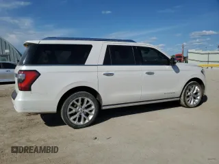 2018 Ford Expedition Max Platinum with VIN 1FMJK1MT9JEA71058, listed as a Copart auction lot 71817434 with 144,713 mi miles and Salvage title. Bid and sale history available at DreamBid. Image 3.