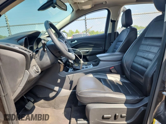 2018 Ford Escape Titanium with VIN 1FMCU9J90JUA15154, listed as a Copart auction lot 59768415 with 93,810 mi miles and Salvage title. Bid and sale history available at DreamBid. Image 7.