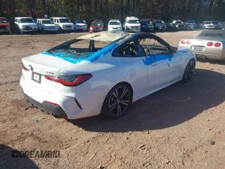 2021 BMW 4 Series 430i с VIN WBA53AP02MCG28705, выставлен на аукционе IAAI как лот 40944426 с пробегом Не указан миль и . История ставок и продаж доступна на DreamBid. Изображение 4.