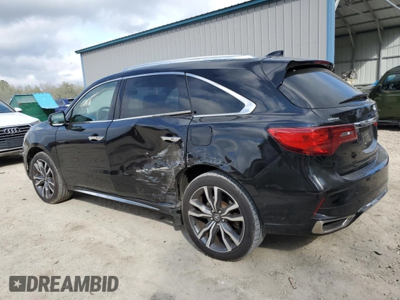 2020 Acura MDX w/Advance Pkg with VIN 5J8YD4H85LL020158, listed as a Copart auction lot 44995445 with 48,593 mi miles and Salvage Title. Bid and sale history available at carsss.com. Image 2.