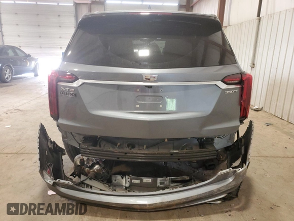 2021 Cadillac XT6 Luxury with VIN 1GYKPAR41MZ163350, listed as a Copart auction lot 44030915 with 30,234 mi miles and Salvage title. Bid and sale history available at DreamBid. Image 6.
