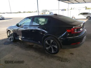2023 Polestar 2 with VIN YSMEG3KA7PL142187, listed as a Copart auction lot 75898314 with 48,338 mi miles and Salvage Title. Bid and sale history available at carsss.com. Image 2.