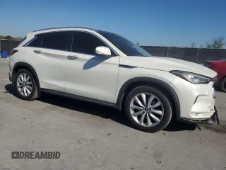 2019 Infiniti QX50 LUXE with VIN 3PCAJ5M17KF111263, listed as a Copart auction lot 49467035 with 103,232 mi miles and Non Repairable. Bid and sale history available at carsss.com. Image 4.