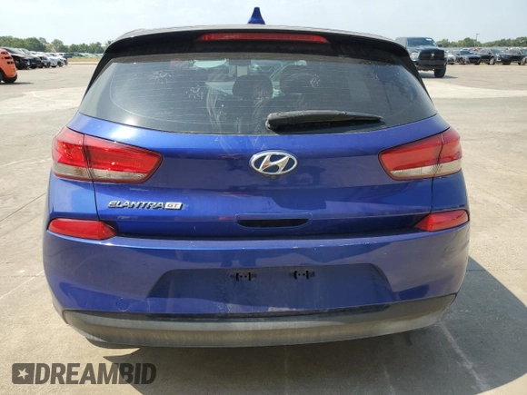 2019 Hyundai Elantra GT with VIN KMHH35LE4KU115724, listed as a Copart auction lot 66936824 with 0 mi miles and Salvage Title. Bid and sale history available at carsss.com. Image 6.