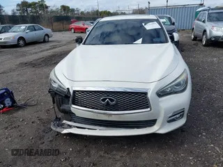 2014 Infiniti Q50 Premium with VIN JN1BV7AR9EM701624, listed as a IAAI auction lot 41711699 with 119,418 mi miles. Bid and sale history available at carsss.com. Image 12.