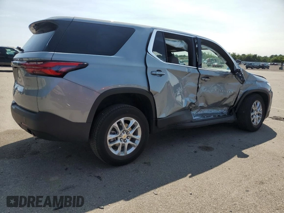 2023 Chevrolet Traverse LS with VIN 1GNEVFKWXPJ286530, listed as a Copart auction lot 69405684 with 12,334 mi miles and Salvage Title. Bid and sale history available at carsss.com. Image 3.