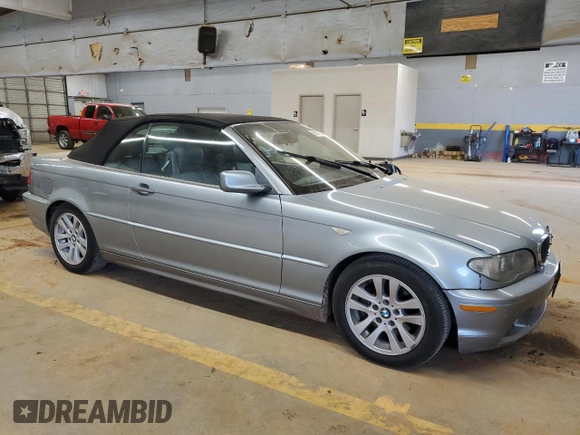 2004 BMW 3 Series 325Ci with VIN WBABW33434PL33682, listed as a Copart auction lot 86275284 with 135,699 mi miles and Salvage Title. Bid and sale history available at carsss.com. Image 4.