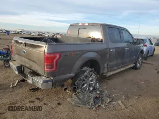 2015 Ford F-150 XLT with VIN 1FTEW1EG0FKF04593, listed as a Copart auction lot 81750364 with 142,603 mi miles and Salvage Title. Bid and sale history available at carsss.com. Image 3.