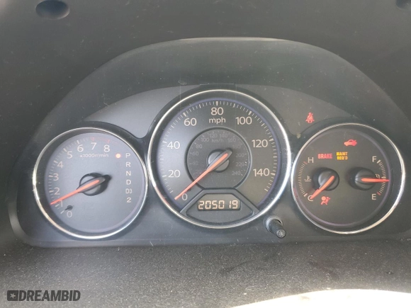2003 Honda Civic EX with VIN 2HGES26703H547092, listed as a Copart auction lot 52139955 with 205,019 mi miles and Salvage Title. Bid and sale history available at carsss.com. Image 9.