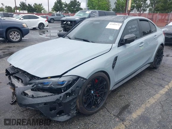 2024 BMW M3 Competition xDrive z VIN WBS43AY03RFT56948, wystawiony jako IAAI lot #42185175 z przebiegiem Nie podano mil oraz . Historia ofert i sprzedaży dostępna na DreamBid. Obrazek 18.
