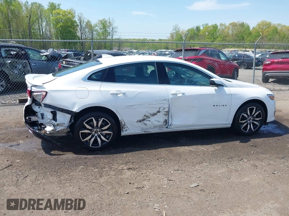 2024 Chevrolet Malibu RS with VIN 1G1ZG5ST4RF137453, listed as a IAAI auction lot 42063825 with 3,155 mi miles and . Bid and sale history available at carsss.com. Image 13.