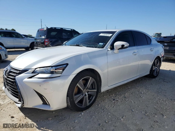 2017 Lexus GS with VIN JTHBZ1BL1HA008463, listed as a Copart auction lot 77732524 with NaN miles and Salvage Title. Bid and sale history available at carsss.com. Image 1.