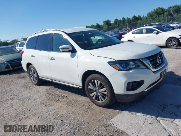 2018 Nissan Pathfinder Platinum with VIN 5N1DR2MM8JC661481, listed as a IAAI auction lot 42651882 with 83,591 mi miles and . Bid and sale history available at DreamBid. Image 1.