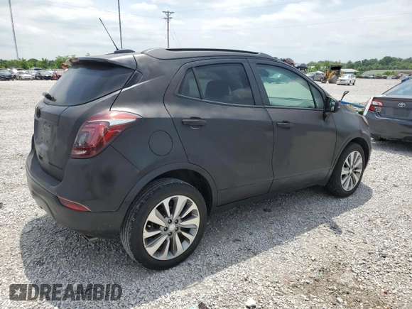 2017 Buick Encore Preferred with VIN KL4CJASB8HB064487, listed as a Copart auction lot 56883075 with 44,185 mi miles and Non repairable. Bid and sale history available at DreamBid. Image 3.