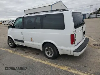 2000 Chevrolet Astro with VIN 1GNEL19W7YB206577, listed as a Copart auction lot 50245365 with Not Provided miles and Salvage Title. Bid and sale history available at carsss.com. Image 2.