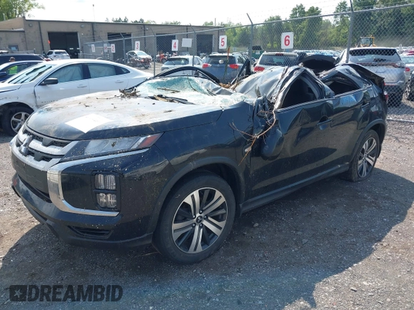 2022 Mitsubishi Outlander Sport ES with VIN JA4ARUAU0NU003073, listed as a IAAI auction lot 40094660 with 44,299 mi miles. Bid and sale history available at carsss.com. Image 17.