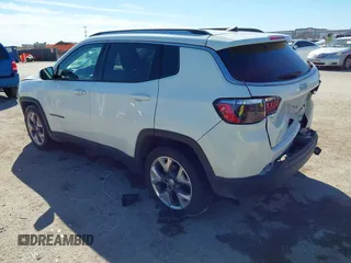 2021 Jeep Compass Limited with VIN 3C4NJCCBXMT573563, listed as a IAAI auction lot 41687325 with 75,768 mi miles and . Bid and sale history available at DreamBid. Image 3.