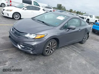 2015 Honda Civic Coupe EX-L with VIN 2HGFG3B02FH508688, listed as a IAAI auction lot 41532646 with 74,757 mi miles. Bid and sale history available at carsss.com. Image 18.