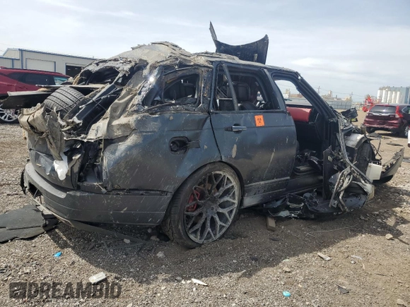 2020 Land Rover Range Rover SV Autobiography Dynamic with VIN SALGW2RE2LA580463, listed as a Copart auction lot 50518115 with Not provided miles and Salvage title. Bid and sale history available at DreamBid. Image 3.