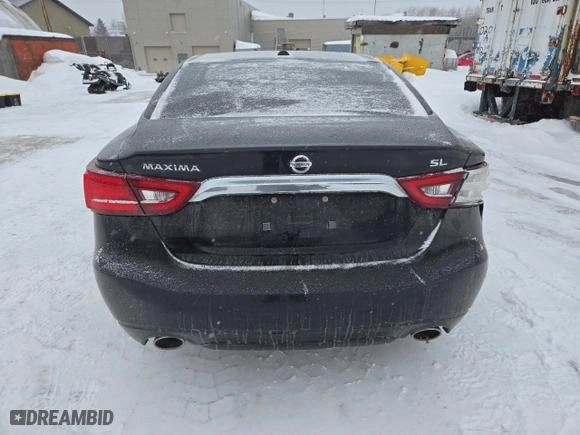 2016 Nissan Maxima 3.5 SL with VIN 1N4AA6AP7GC444944, listed as a Copart auction lot 45572565 with 152,856 mi miles and Salvage Title. Bid and sale history available at carsss.com. Image 6.