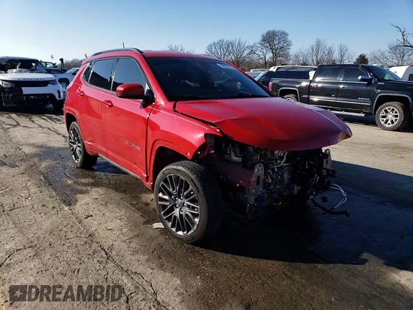 2023 Jeep Compass Limited with VIN 3C4NJDCN3PT542059, listed as a Copart auction lot 88052715 with 19,820 mi miles and Salvage Title. Bid and sale history available at carsss.com. Image 15.