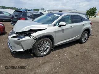 2021 Lexus RX 450h z VIN 2T2JGMDA5MC071860, wystawiony jako Copart lot #60229955 z przebiegiem 61 500 mil mil oraz Nie do naprawy • Non repairable. Historia ofert i sprzedaży dostępna na DreamBid. Obrazek 1.