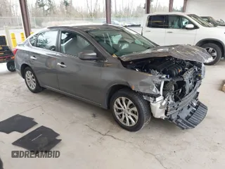 2019 Nissan Sentra SV z VIN 3N1AB7AP6KL618399, wystawiony jako IAAI lot #41905631 z przebiegiem 44 959 mil mil oraz . Historia ofert i sprzedaży dostępna na DreamBid. Obrazek 1.