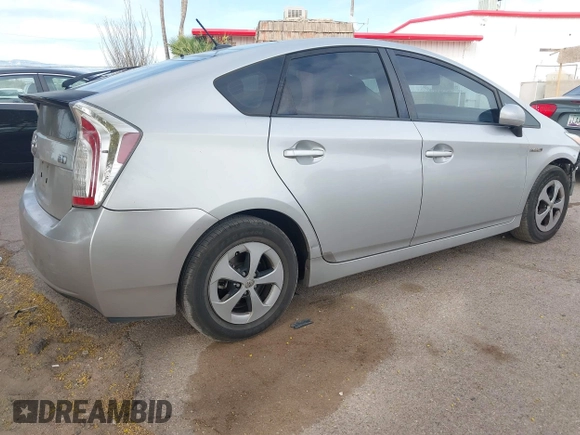 2012 Toyota Prius One with VIN JTDKN3DU3C1488383, listed as a IAAI auction lot 41937795 with 150,051 mi miles. Bid and sale history available at carsss.com. Image 4.