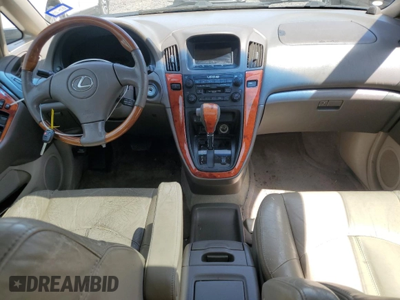 2002 Lexus RX 300 with VIN JTJGF10U620120584, listed as a Copart auction lot 58073225 with 163,391 mi miles and Clean title. Bid and sale history available at DreamBid. Image 8.