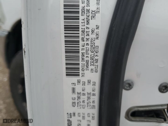 2014 Ram 2500 Tradesman with VIN 3C6UR5CLXEG253721, listed as a Copart auction lot 51268065 with 157,904 mi miles and Salvage Title. Bid and sale history available at carsss.com. Image 12.