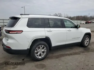 2021 Jeep Grand Cherokee Limited with VIN 1C4RJKBG5M8158853, listed as a Copart auction lot 51204005 with 26,280 mi miles and Salvage Title. Bid and sale history available at DreamBid. Image 3.
