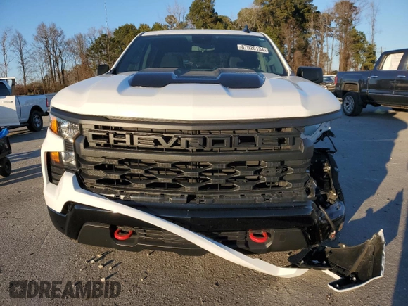2024 Chevrolet Silverado 1500 Custom Trail Boss with VIN 3GCUDCED9RG110122, listed as a Copart auction lot 87020134 with 9,159 mi miles and Salvage Title. Bid and sale history available at carsss.com. Image 5.