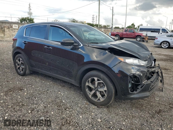 2021 Kia Sportage LX with VIN KNDPM3AC2M7874313, listed as a Copart auction lot 86954424 with Not Provided miles and Salvage Title. Bid and sale history available at carsss.com. Image 4.