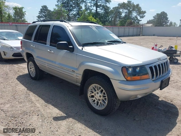 2002 Jeep Grand Cherokee Limited with VIN 1J8GW58S62C253818, listed as a IAAI auction lot 41983592 with 165,378 mi miles. Bid and sale history available at carsss.com. Image 1.