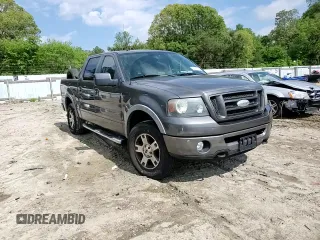 2008 Ford F-150 XLT with VIN 1FTPW14558FA98461, listed as a Copart auction lot 55632555 with 171,220 mi miles and Salvage title. Bid and sale history available at DreamBid. Image 13.