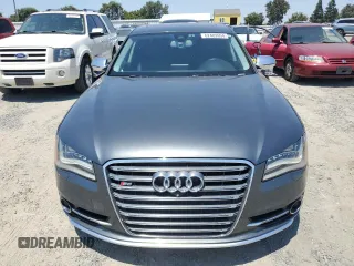 2013 Audi S8 with VIN WAUD2AFD7DN027777, listed as a Copart auction lot 62482694 with 128,383 mi miles and Salvage Title. Bid and sale history available at carsss.com. Image 5.