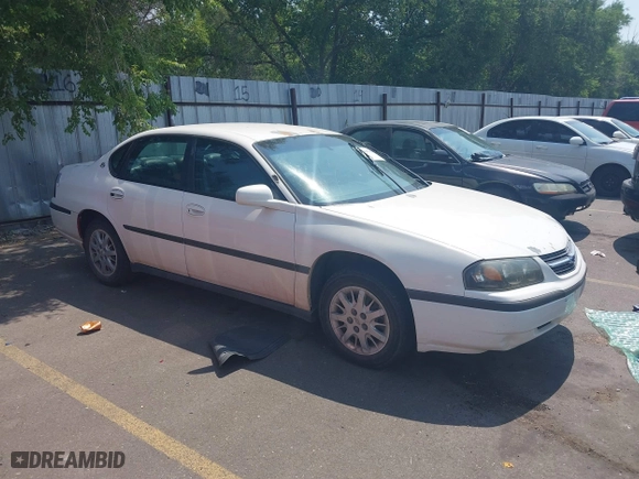 2002 Chevrolet Impala with VIN 2G1WF55K829226918, listed as a IAAI auction lot 39909938 with 133,195 mi miles. Bid and sale history available at carsss.com. Image 1.