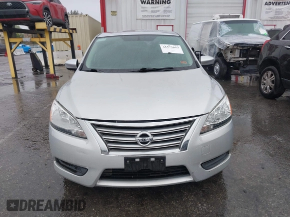 2014 Nissan Sentra S with VIN 3N1AB7AP0EY242497, listed as a IAAI auction lot 41573653 with 89,500 mi miles and . Bid and sale history available at DreamBid. Image 12.