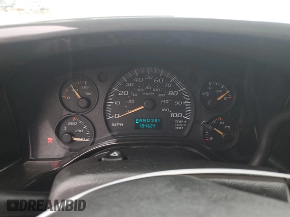 2005 Chevrolet Express Cargo Van YF7 Upfitter with VIN 1GBFG15T051168404, listed as a Copart auction lot 51548585 with 194,624 mi miles and Salvage Title. Bid and sale history available at carsss.com. Image 9.